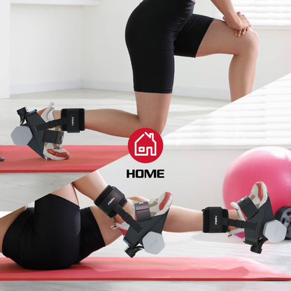 Anklebell Adjustable Ankle Weights Adapter for Dumbbells - Single Unit