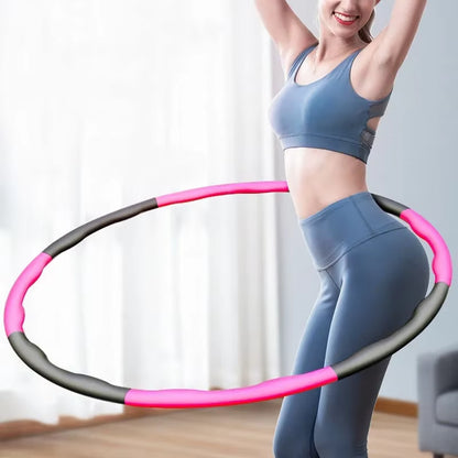 1X 9/8/7 Tubes Yoga Detachable Pilates Hoop Waist Exercise Slimming Sports Hoops Body Building Massage Gym Loss Weight Hoop