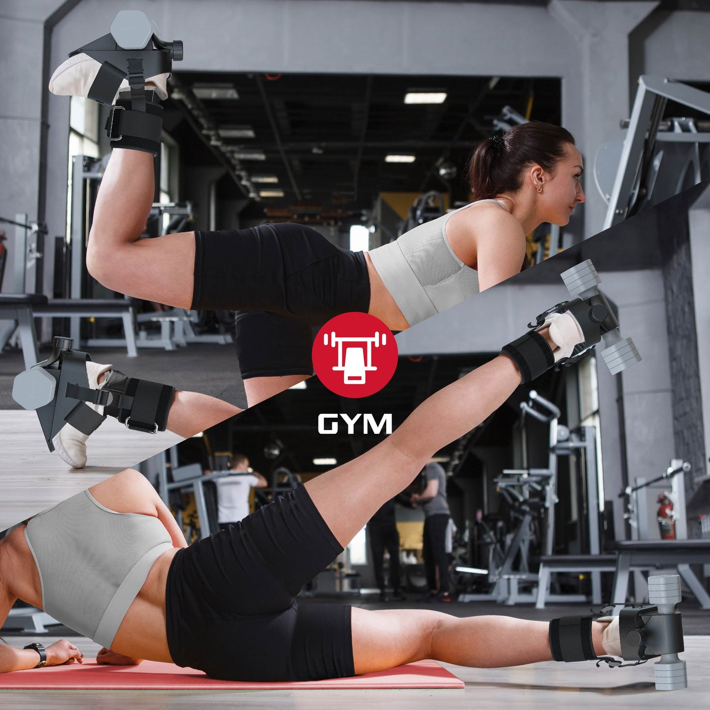 Anklebell Adjustable Ankle Weights Adapter for Dumbbells - Single Unit