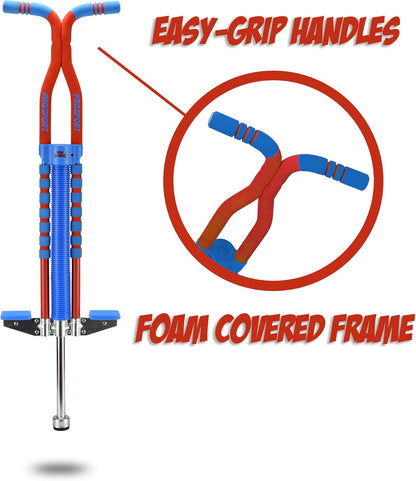 Pogo Stick for Kids - Pogo Sticks for Ages 9 and Up, 80 to 160 Lbs - Pro Sport Edition, Quality, Easy Grip, Pogostick for Hours of Wholesome Fun